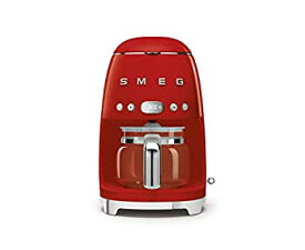 【中古】【輸入品・未使用】Smeg コヒーメーカー Retro Style 10 Cup Programmable Coffee Maker Machine Red [並行輸入品]