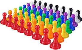 【中古】【輸入品・未使用】64 Pieces Multicolor Plastic Pawns Pieces Board Games Pieces%カンマ% 1 Inch Game Pawns Tabletop Pieces Tabletop Markers [並行輸入品]