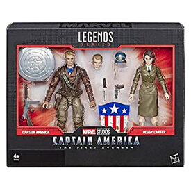 【中古】【輸入品・未使用】キャプテン・アメリカ : ザ・ファースト・アベンジャー ハズブロ マーベルレジェンド 6インチ アクションフィギュア 2パック キャプテンアメリカ