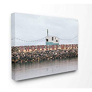 Stupell Industries Modern Photograph Collage Astronaut Shoreline Landscape%ｶﾝﾏ% Design by Artist Jason Brueck Wall Art%ｶﾝﾏ% 16 x 1.5 x