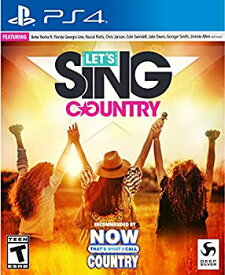 【中古】【輸入品・未使用】Let's Sing Country (輸入版:北米) - PS4