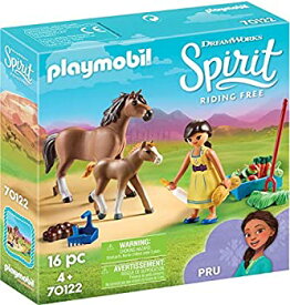 【中古】【輸入品・未使用】PLAYMOBILR Spirit Riding Free PRU with Horse & Foal [並行輸入品]