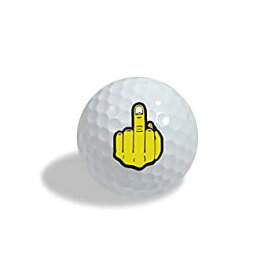 【中古】【輸入品・未使用】中指 面白いゴルフボール ソフトフィールボックス 3個入り ゴルフギフトに最適