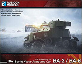 【中古】【輸入品・未使用】RUBICON MODELS ルビコンモデル 1/56 ソ連軍 BA-3 / BA-6 装甲車 プラモデル RB0084