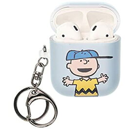 【中古】【輸入品・未使用】Peanuts Charlie Brown ピーナッツ チャーリー ブラウン AirPods と互換性があります ケース キーホルダー エアーポッズ用ケース 硬い スリム ハ