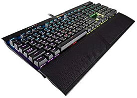 【中古】【輸入品・未使用】CORSAIR K70 RGB MK.2 Mechanical Gaming Keyboard - USB Passthrough & Media Controls - Tactile & Quiet- Cherry MX Brown - RGB LED Backlit