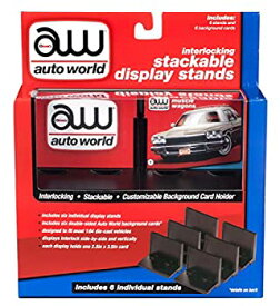 【中古】【輸入品・未使用】Auto World AWDC017 インターロッキング スタッカブル ディスプレイスタンド 1/64モデルキット用 6個パック