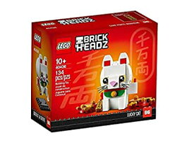 【中古】【輸入品・未使用】Brickheadz Lucky Cat 40436 134 pcs [並行輸入品]