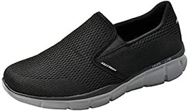 【中古】【輸入品・未使用】Skechers Men's Equalizer Double Play Slip-On Loafer%カンマ% Black/Charcoal%カンマ% 13 M US