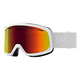 【中古】【輸入品・未使用】SMITH ドリフトスノーゴーグル - ホワイト | レッド Sol-X ミラー