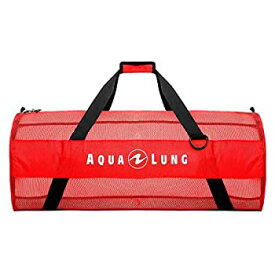 【中古】【輸入品・未使用】Aqua Lung Adventurer メッシュダッフルバッグ レッド