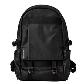 【中古】【輸入品・未使用】MANDARINA DUCK Men's Casual Backpack for storing Laptop and tablets NOMAD GNT01651 (15%ダブルクォーテ%) polyurethane 100% black MANDARINA DU