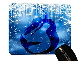 【中古】【輸入品・未使用】Trendy Accessories Blue Mermaid Silhouette Stars Snow Desktop Office Silicone Mouse Pad [並行輸入品]