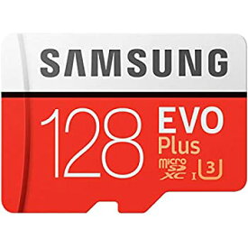 【中古】【輸入品・未使用】microSDXC 128GB EVO Plus UHS-I Class10 U3 4K対応 Samsung サムスン 専用SDアダプター付 [並行輸入品]