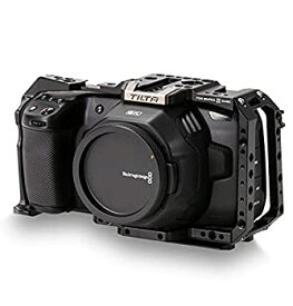 【中古】【輸入品・未使用】Tiltaing フルカメラケージ BMPCC 4K/6K(ブラック) ブラックマジックポケットシネマカメラ4K/6Kに対応 コールドシューレシーバー 1/4インチ-20マ