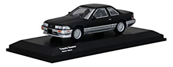 【中古】【輸入品・未使用】京商オリジナル 1/64 トヨタ ソアラ ブラック/シルバー 完成品 限定 KS06506BS