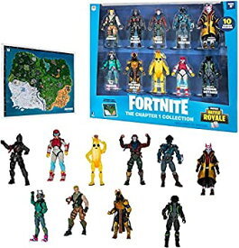 【中古】【輸入品・未使用】フォートナイト フィギュア お得な10個セット Fortnite アクションフィギュア 10センチ ジョンジー ブラックナイト ジャンクロード ビジター ド