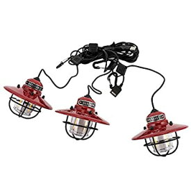 【中古】【輸入品・未使用】[ベアボーンズ リビング] Barebones Living エジソン ストリングライト LED LIV-267 レッド Lighting EDISON PENDANT STRING LIGHTS RED アウト