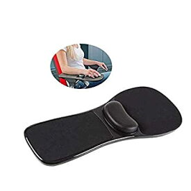 【中古】【輸入品・未使用】Ergonomic Arm Rest Adjustable Mouse Pad with Wrist Support Gel Armrest Wrist Rest Attachment Arm Pad for Chair - Home & Office [並行輸