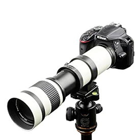 【中古】【輸入品・未使用】Lightdow 420-800mm f/8.3 手動ズームスーパー望遠レンズ + Tマウントリング Nikon D3500 D5600 D7500 D500 D600 D700 D750 D800 D850 D3200 D34