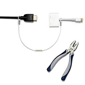 【中古】【輸入品・未使用】TetherTies Cable Tethers White 30 Pack | Patent-Pending Pre-Assembled Adapter Tethers | Secure Your Computers Adapters & Mac Dongles |