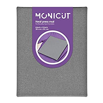 Monicut 8インチ x 10インチ ヒートプレスマット クリカット・イージープレス用 イージープレス用 熱プレスマット クラフトビニールアイロン断