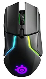 【中古】【輸入品・未使用】SteelSeries Rival 650 - Quantum Wireless gaming mouse - Dual optical sensor - Customizable lift-off distance - Tunable weight system [