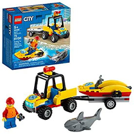 【中古】【輸入品・未使用】LEGO City Beach Rescue ATV 60286 Building Kit; Fun Cool Toy for Kids%カンマ% New 2021 (79 Pieces)