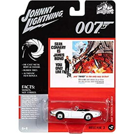 【中古】【輸入品・未使用】Johnny Lightning 1/64 ボンドカー 1967 Toyota 2000GT ホワイト ”007は二度死ぬ” ジェームズ ボンド James Bond [並行輸入品]