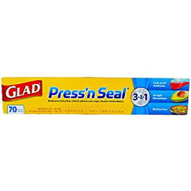 【中古】【輸入品・未使用】Glad Press'N 密封食品ラップ 70スクエアフィート パック (英語版) グリーン B01FJY51QO