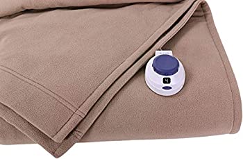 【輸入品・未使用】Soft Heat Luxury Micro-Fleece Low-Voltage Electric Heated Full Size Blanket%ｶﾝﾏ% Beige by SoftHeat