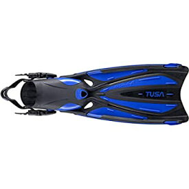 【中古】【輸入品・未使用】New Tusa Solla Open Heel Scuba Diving & Snorkeling Fins - Cobalt Blue (Size 5-7/Small) by Tabata