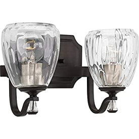 【中古】【輸入品・未使用】Progress Lighting p300117???020?anjoux two-light Bath、ブラウン