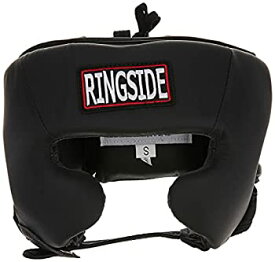 【中古】【輸入品・未使用】(Medium%カンマ% Black) - Ringside Competition Boxing Muay Thai MMA Sparring Head Protection Headgear with Cheeks