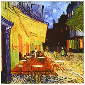 【中古】【輸入品・未使用】(set-of-8-Ceramic) - 3dRose cst_155653_4 Cafe Terrace at Night by Vincent Van Gogh 1888 Restaurant French Street Painting Coffeehouse C