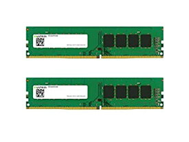 【中古】【輸入品・未使用】Mushkin Essentials ? DDR4 デスクトップ DRAM? UDIMM メモリキット ? 288ピン 1.2V PC RAM ? デュアルチャネル ? 低電圧 ? (MES4U) 32GB (2x16G