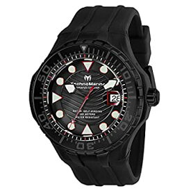 【中古】【輸入品・未使用】Technomarine Grand Cruise Automatic Black Dial Men's Watch TM-118083
