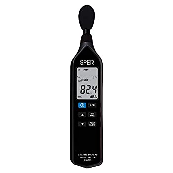 Sper Scientific 850015 Graphic Display Sound Meter%ｶﾝﾏ% Meets ANSI S1.4 Type and IEC 61672-1 Class by Sper Scientific