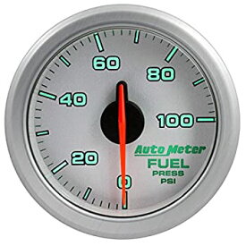 【中古】【輸入品・未使用】AutoMeter 9171-UL 2-1/16インチ 燃料プレス 0-100 Psi エアドライブ シルバー