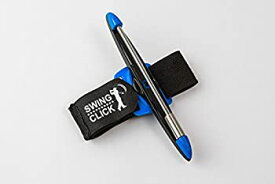 【中古】【輸入品・未使用】(Blue) - SWINGCLICK PLUS (2nd Gen / Version 2016) - Golf Swing Aid - World's No.1 Golf Transition Trainer - Improves Rhythm%カンマ% Tempo