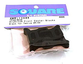 【中古】【輸入品・未使用】Square R/C RC Model Hop-ups SQ-SWR-136BK Square R/C Aluminum Front Caster Blocks%カンマ% 6-degree 1-Piece Design for Tamiya WR02