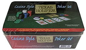 【中古】【輸入品・未使用】Casino Style Texas Hold'em Poker Set