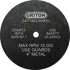 【中古】【輸入品・未使用】Griton CA4042 Arbor Industrial Cut Off Wheel for Metal%カンマ% 1/4 Hole Diameter%カンマ% 4 Diameter%カンマ% 1/16 Width (Pack of 50) by Griton