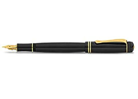 【中古】【輸入品・未使用】Kaweco Dia2 万年筆 ブラック/ゴールド B