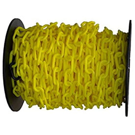 【中古】【輸入品・未使用】Mr. Chain Reel Plastic Barrier Chain%カンマ% 1.5 Diameter%カンマ% 200' Length%カンマ% Yellow by Mr. Chain