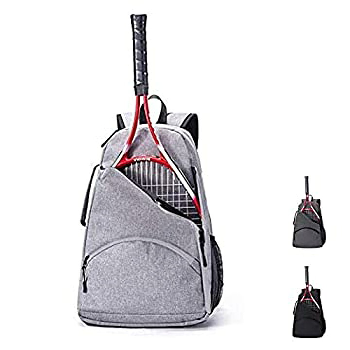 楽天市場】【中古】【輸入品・未使用】QCWN テニスラケットバッグ 36L 