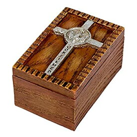 【中古】【輸入品・未使用】Confirmed in Christ Wood Finish Small Confirmation Jewellery Keepsake Box