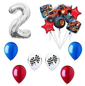 【中古】【輸入品・未使用】Blaze and the Monster Machines 2nd Birthday Balloon Decoration Kit by Anagram