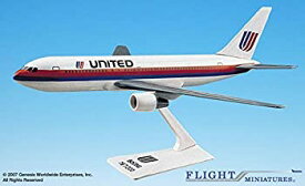 【中古】【輸入品・未使用】Flight Miniatures United Airlines 1976 Livery UAL Boeing 767-200 Display Model With Stand