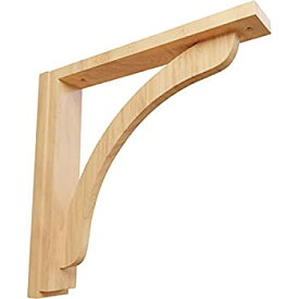 【中古】【輸入品・未使用】Ekena Millwork BKT02X14X14RERO 2 1/2-Inch W by 14 3/4-Inch D by 14 1/4-Inch H Reece Shelf Bracket%カンマ% Red Oak Ekena Millwork [並行輸入